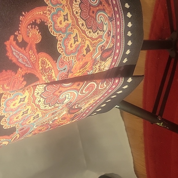 Beige by Eci Brown Multi-color Floral Stretch Dress, Size: 10 - Picture 6 of 9